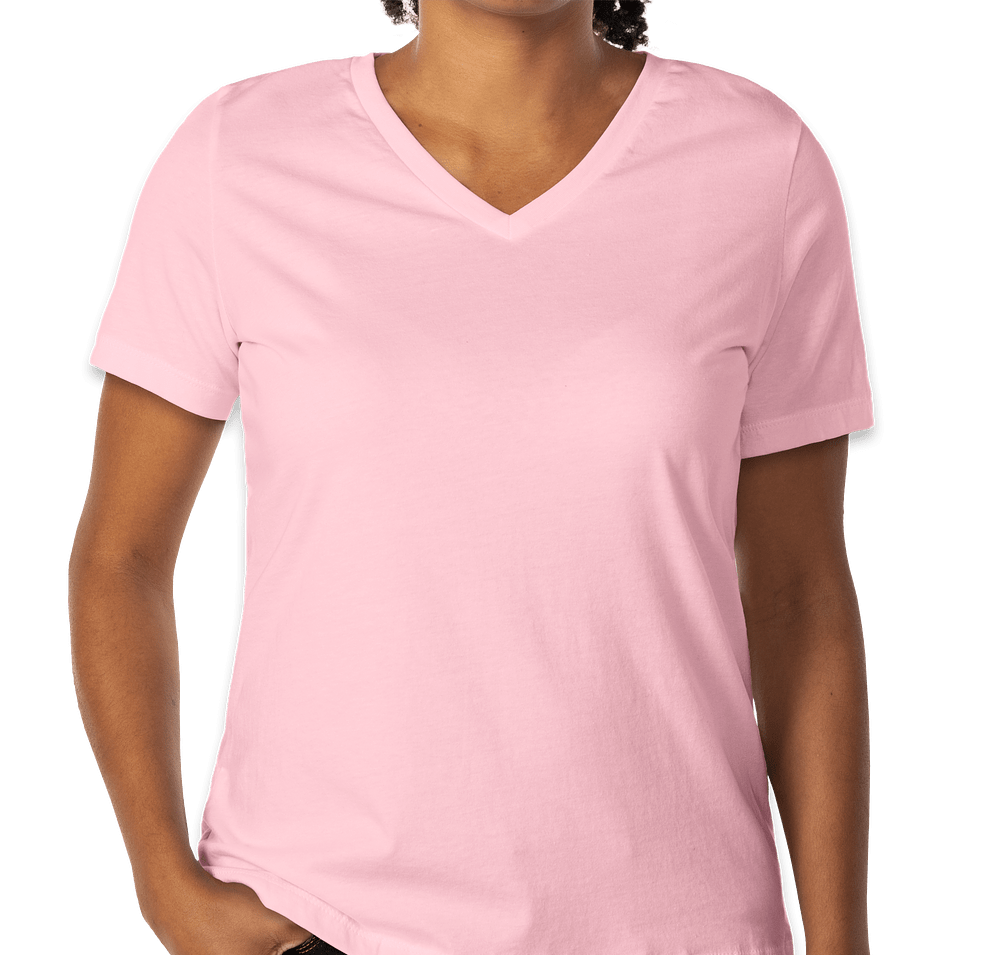Bella + Canvas Women's Jersey V-Neck T-shirt-default