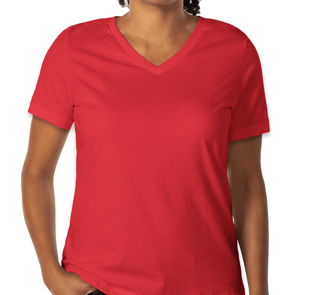 Bella + Canvas Women's Jersey V-Neck T-shirt-default