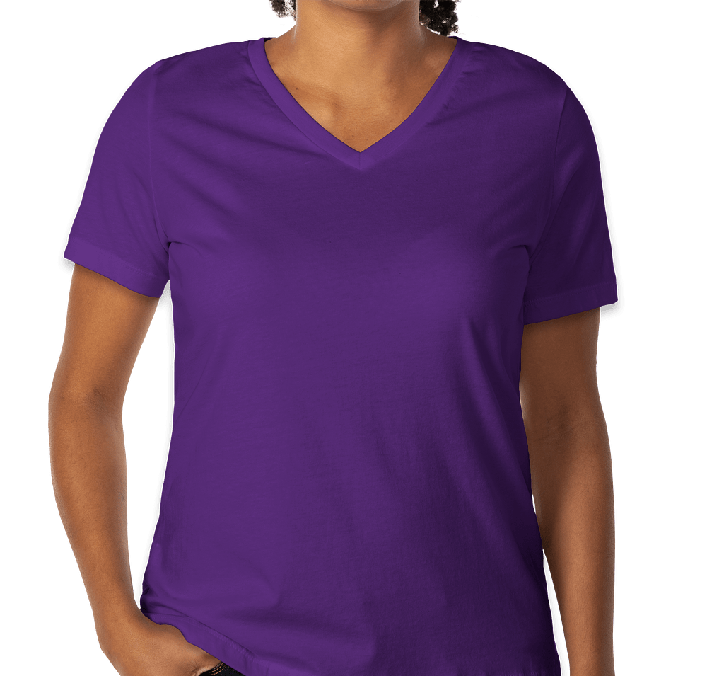 Bella + Canvas Women's Jersey V-Neck T-shirt-default