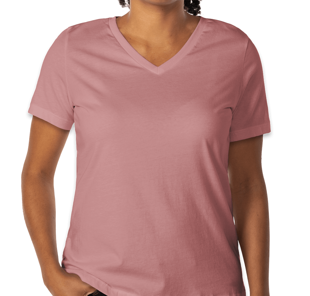 Bella + Canvas Women's Jersey V-Neck T-shirt-default