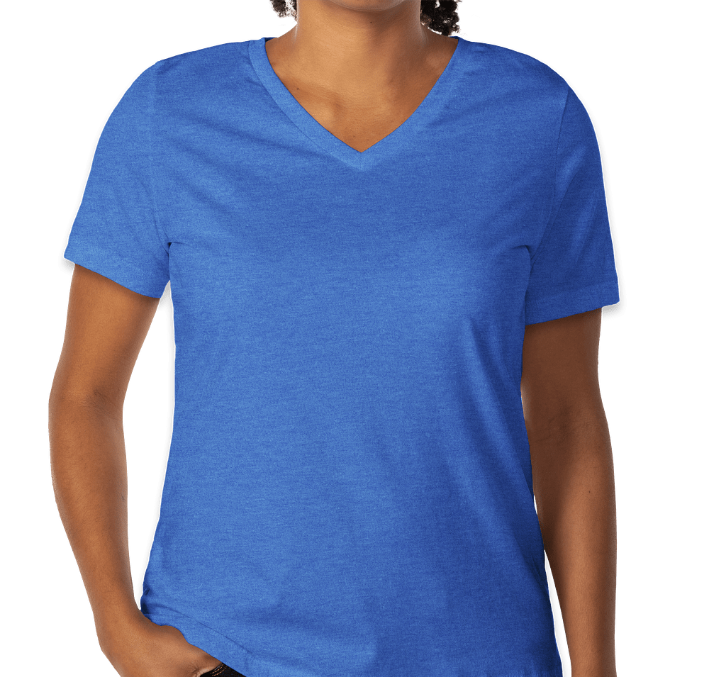 Bella + Canvas Women's Jersey V-Neck T-shirt-default