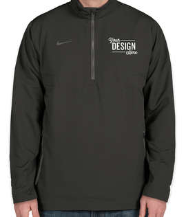 Nike Half Zip Windbreaker - Color: Black / Dark Grey