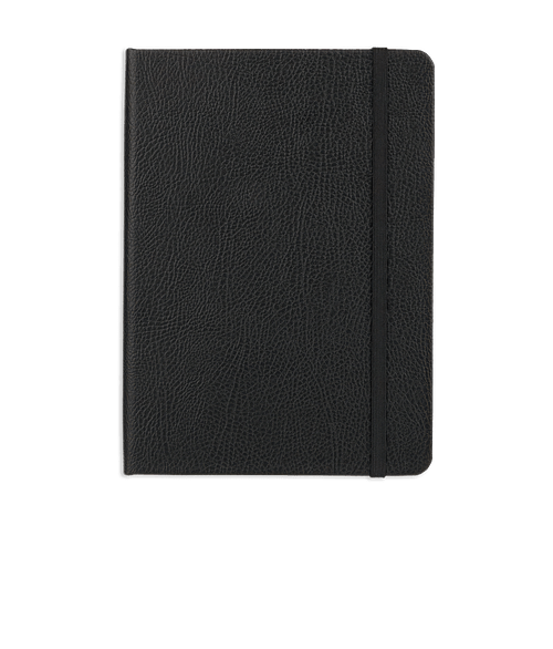 Pebble FSC Recycled Hard Cover Notebook in Black