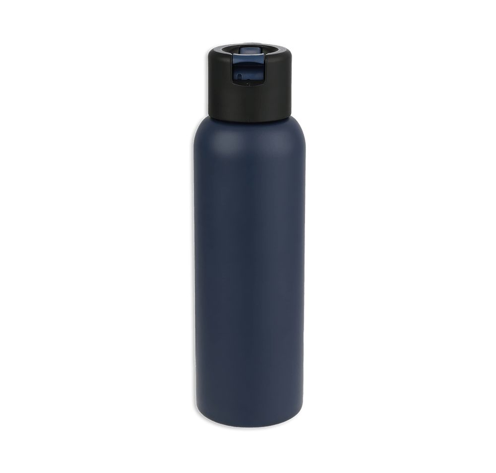 Laser Engraved 22 oz. Clio Eco-Friendly Water Bottle with Flip Straw-default