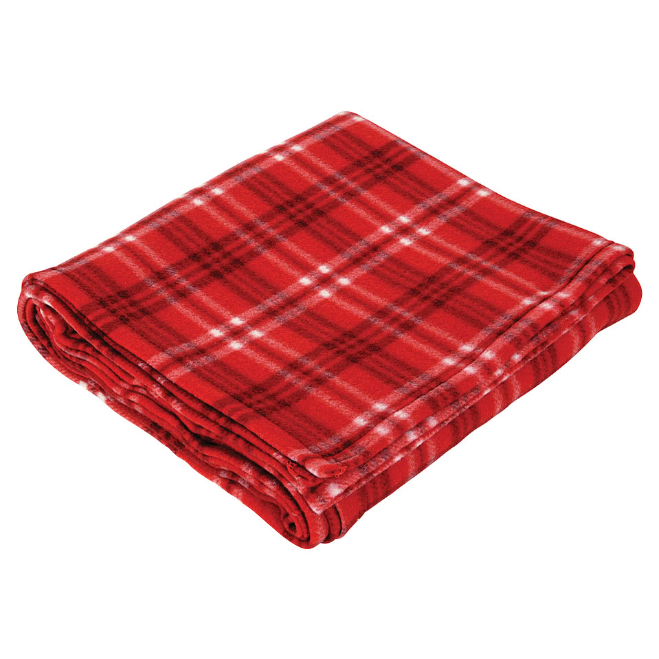 Plaid Fleece Throw Blanket