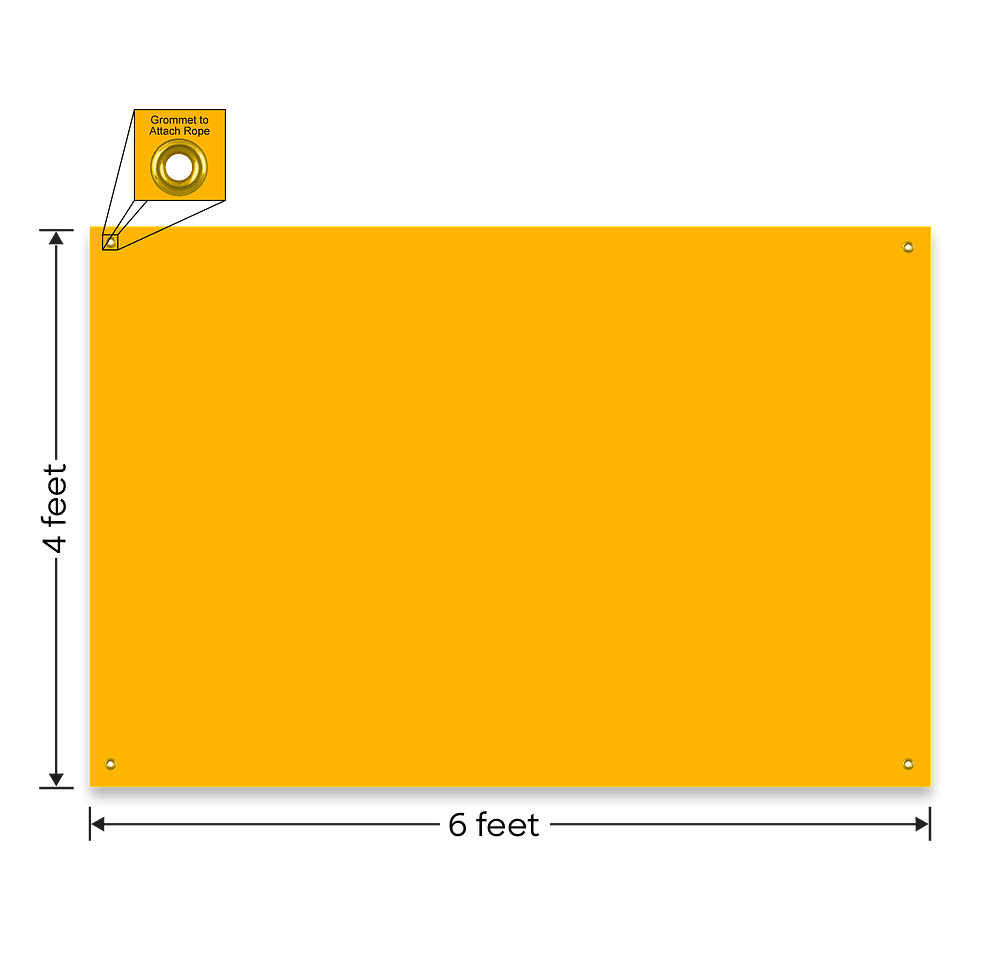 Full Color 6' x 4' Vinyl Banner-default