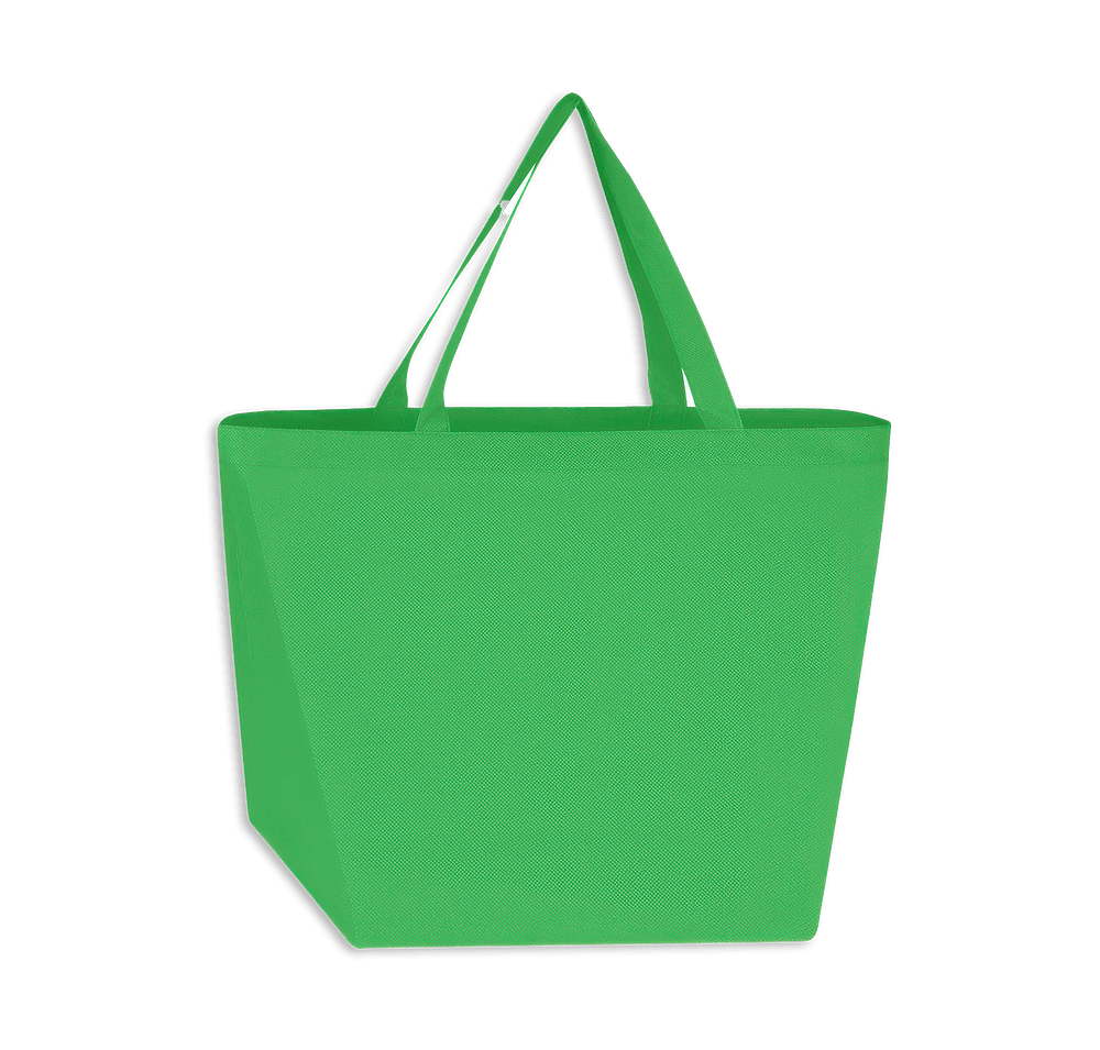 Full Color Gusseted Non-Woven Shopper Tote Bag-default