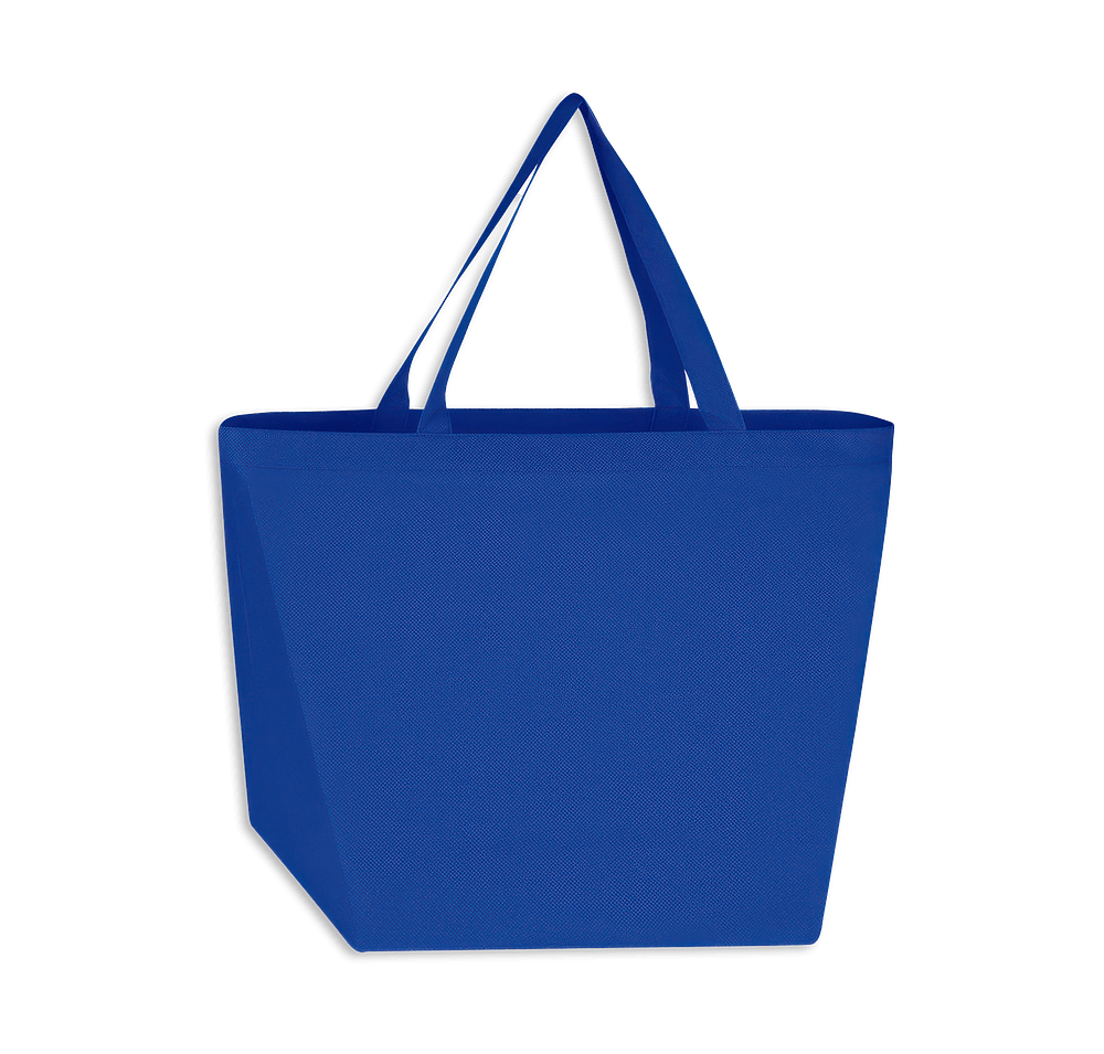 Full Color Gusseted Non-Woven Shopper Tote Bag-default