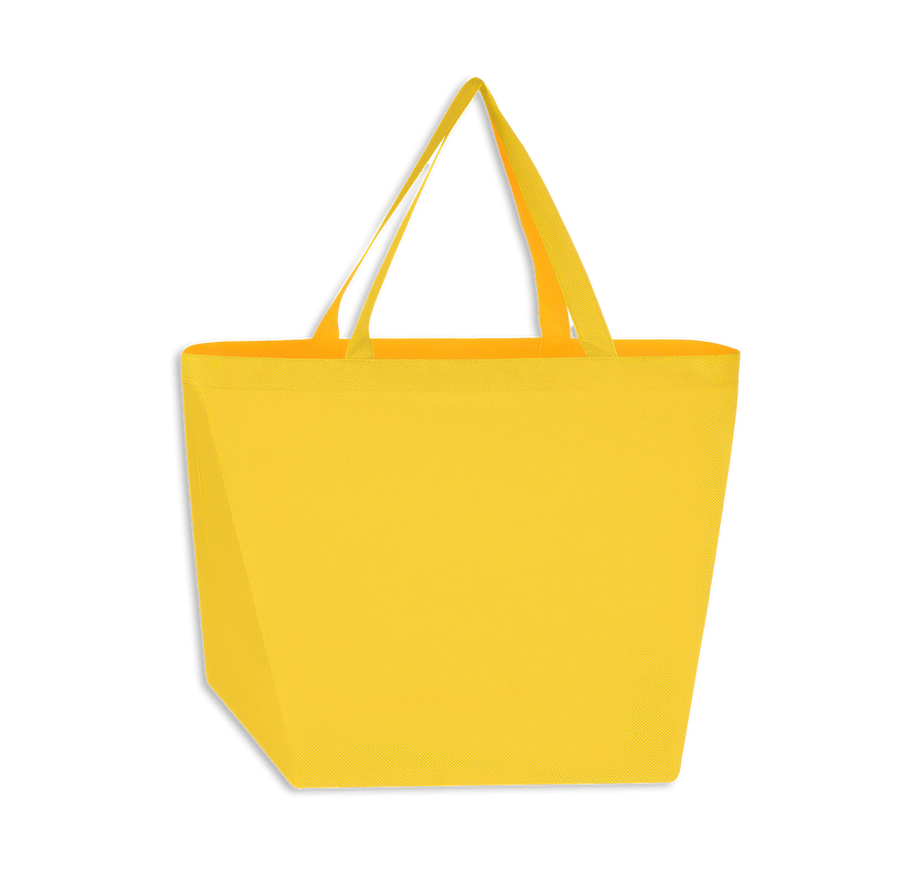 Full Color Gusseted Non-Woven Shopper Tote Bag-default