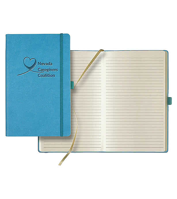 Castelli Debossed Tucson Medio Lined Hard Cover Notebook