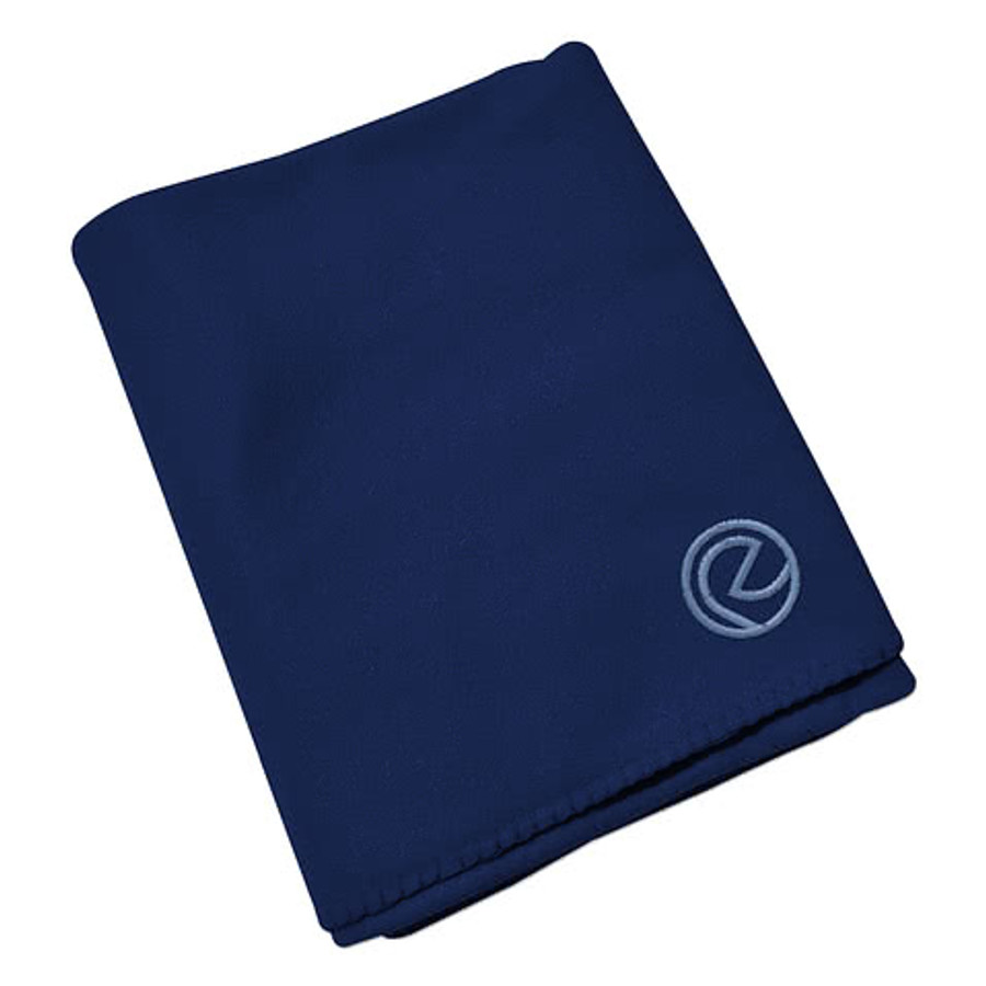 Recycled Fleece Stadium Blanket in Black