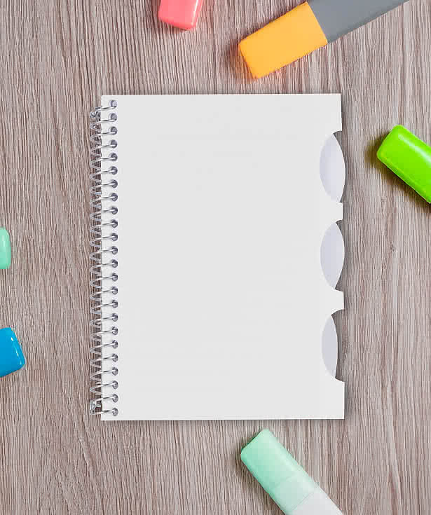 Multitask FSC Recycled Hard Cover Spiral Notebook