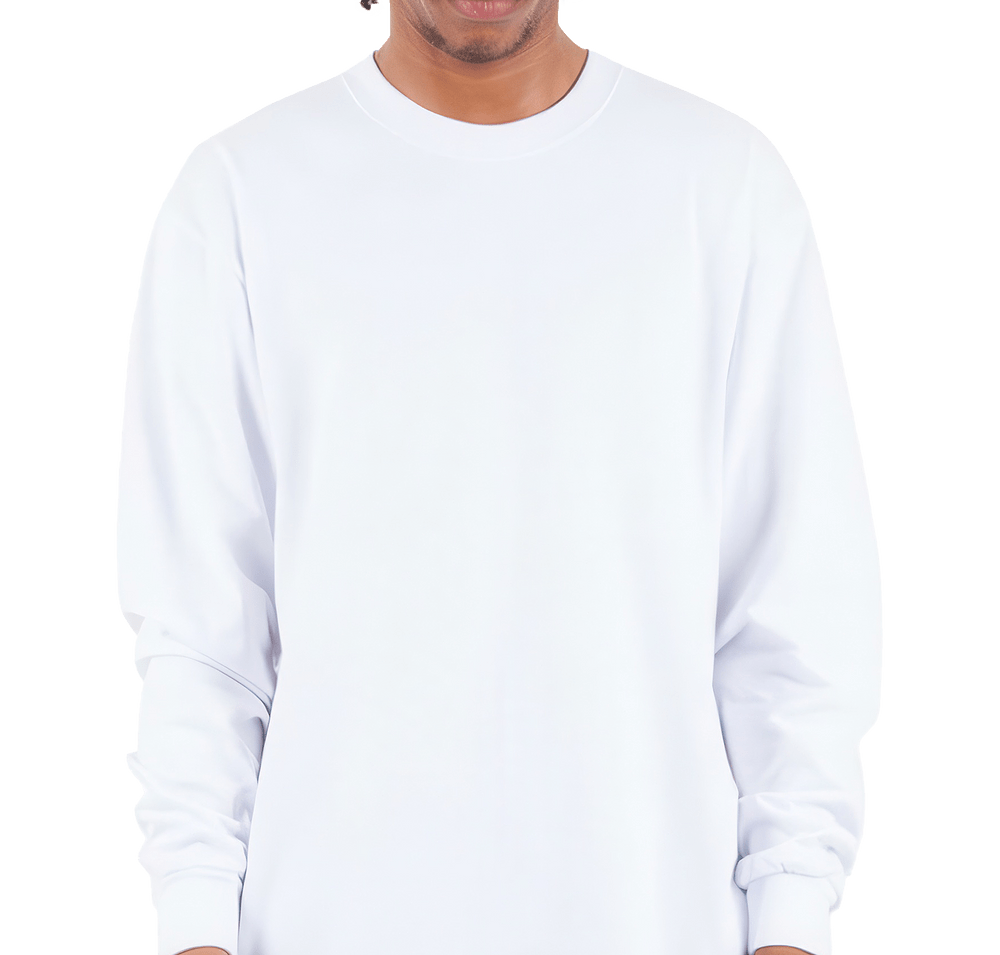Shaka Wear Max 100% Cotton Heavyweight Crewneck Long Sleeve T-shirt-default