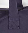 Large Wide 100% Cotton Canvas Zippered Tote Bag