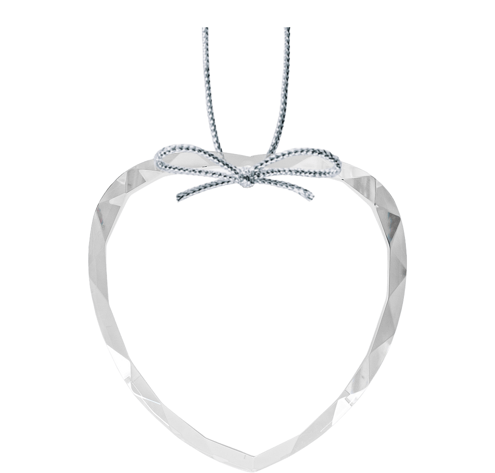 Optical Crystal Heart Ornament-default