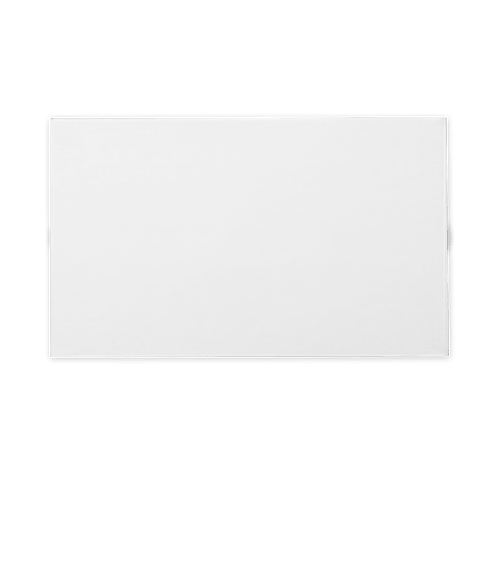 Full Color 5 in. x 3 in. Vinyl Round Corner Rectangle Sticker in White