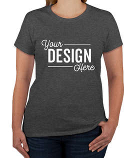 Gildan Women's 100% Cotton T-shirt - Color: Dark Heather