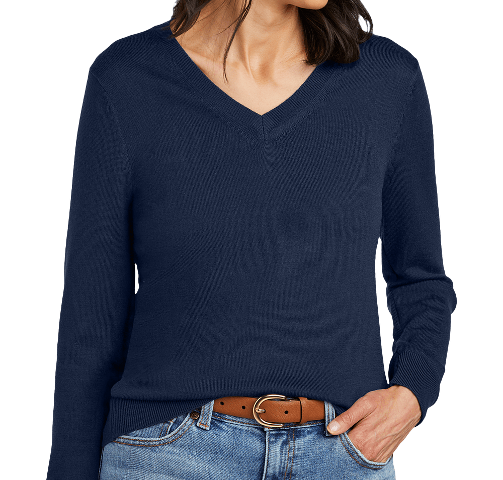 Brooks Brothers Women's Merino V-Neck Sweater-default