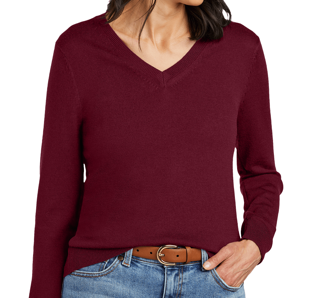 Brooks Brothers Women's Merino V-Neck Sweater-default