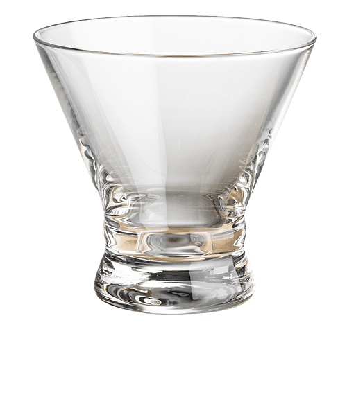 Laser Etched 8 oz. Rideau Stemless Martini Glass in Clear