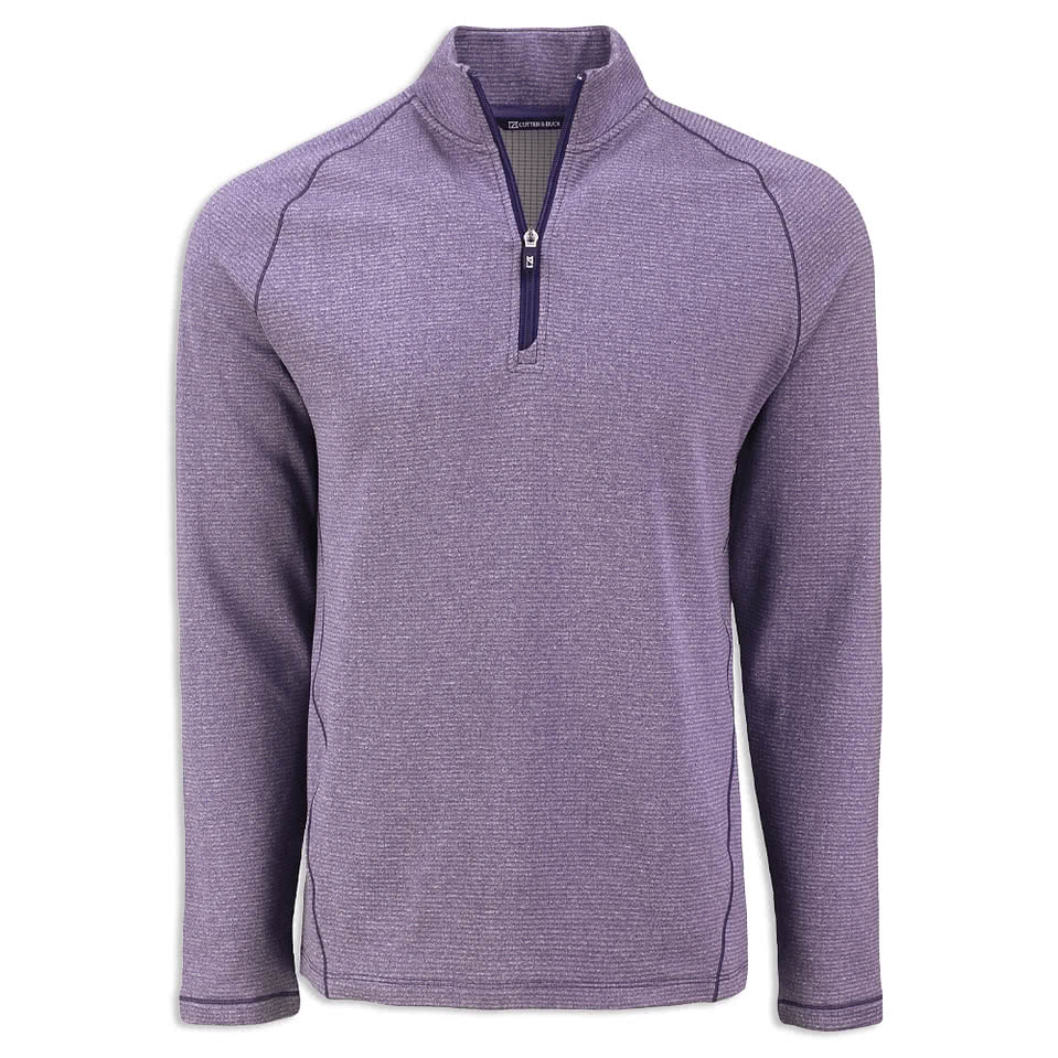 Cutter & Buck Peshastin Recycled Half Zip Grid Fleece Pullover
