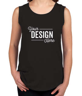 Alternative Apparel Women's Cap Sleeve Muscle Tank - Color: Black