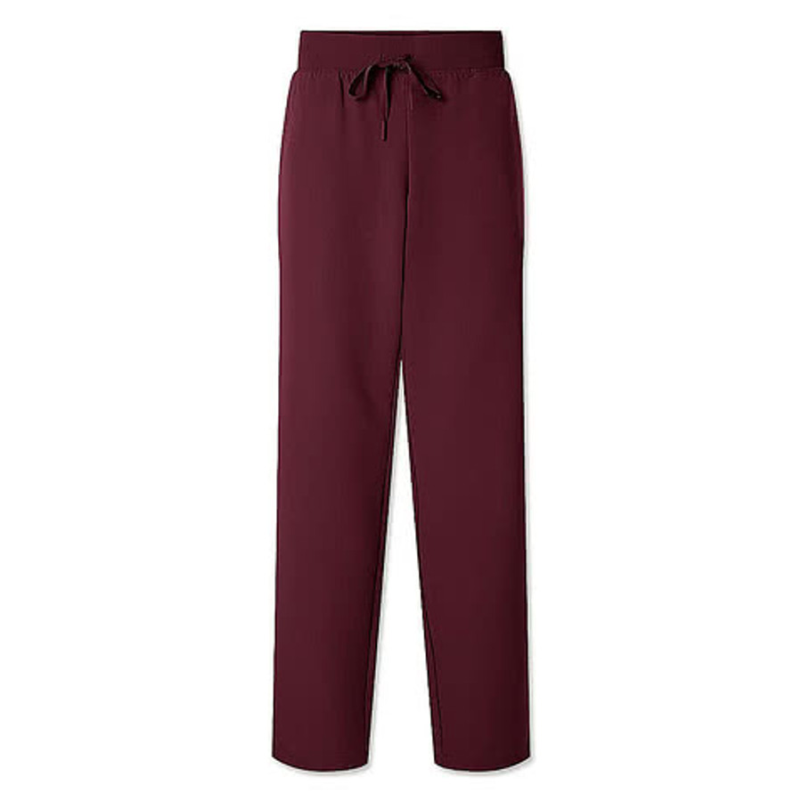 Jaanuu Women's Petite Xenos Essential Knit-Waist Scrub Pant - Printed in Ceil Blue