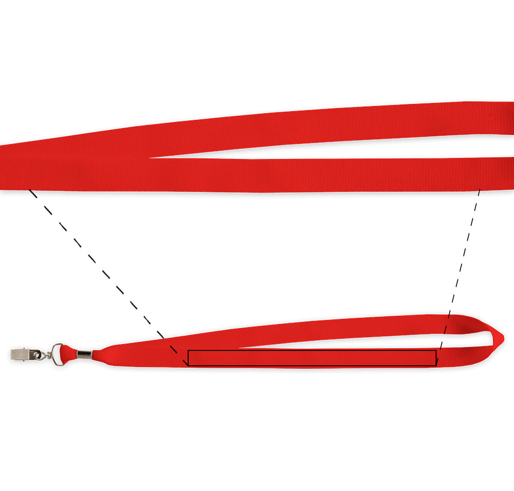 Lanyard with Bulldog Clip-default