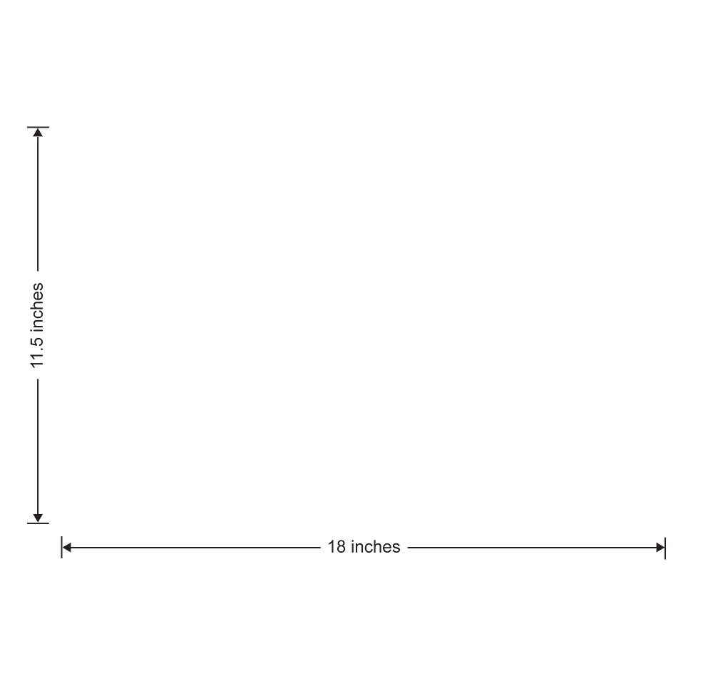 Full Color 18" X 11.5" Car Door Magnet-default