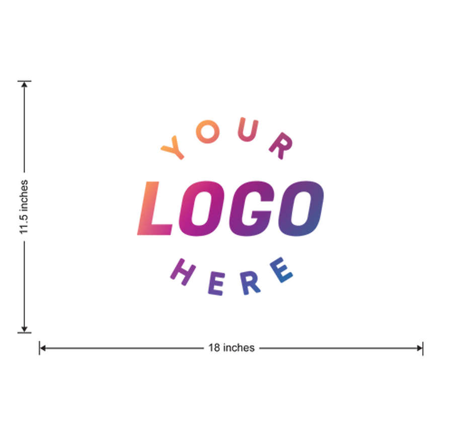 Full Color 18" X 11.5" Car Door Magnet in White