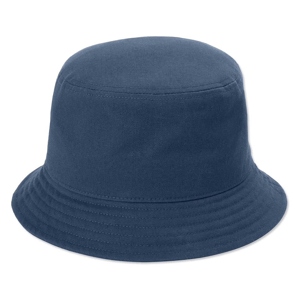 Custom Port Authority Short Brim Twill Bucket Hat
