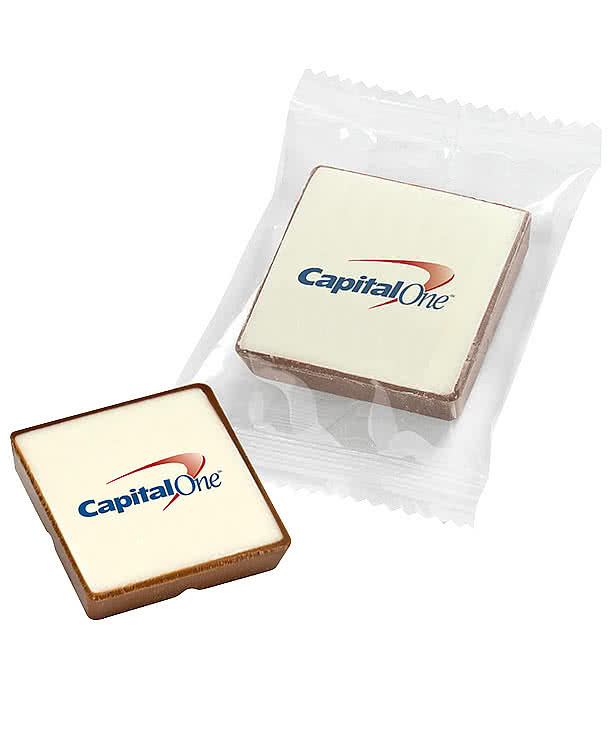 Full Color Bite-Size Belgian Chocolate Squares