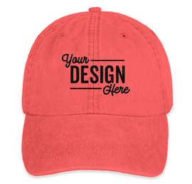 Adams Pigment Dyed Hat - Color: Nautical Red
