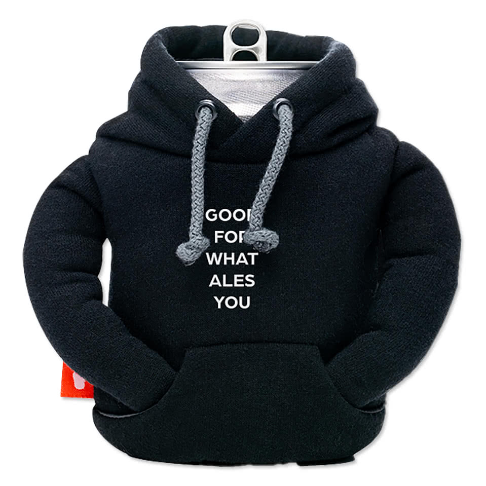 Full Color Puffin Drinkware Hoodie Can Cooler