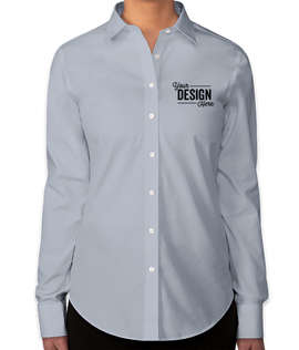 Brooks Brothers Women's Non-Iron Classic Dress Shirt - Color: Classic Blue