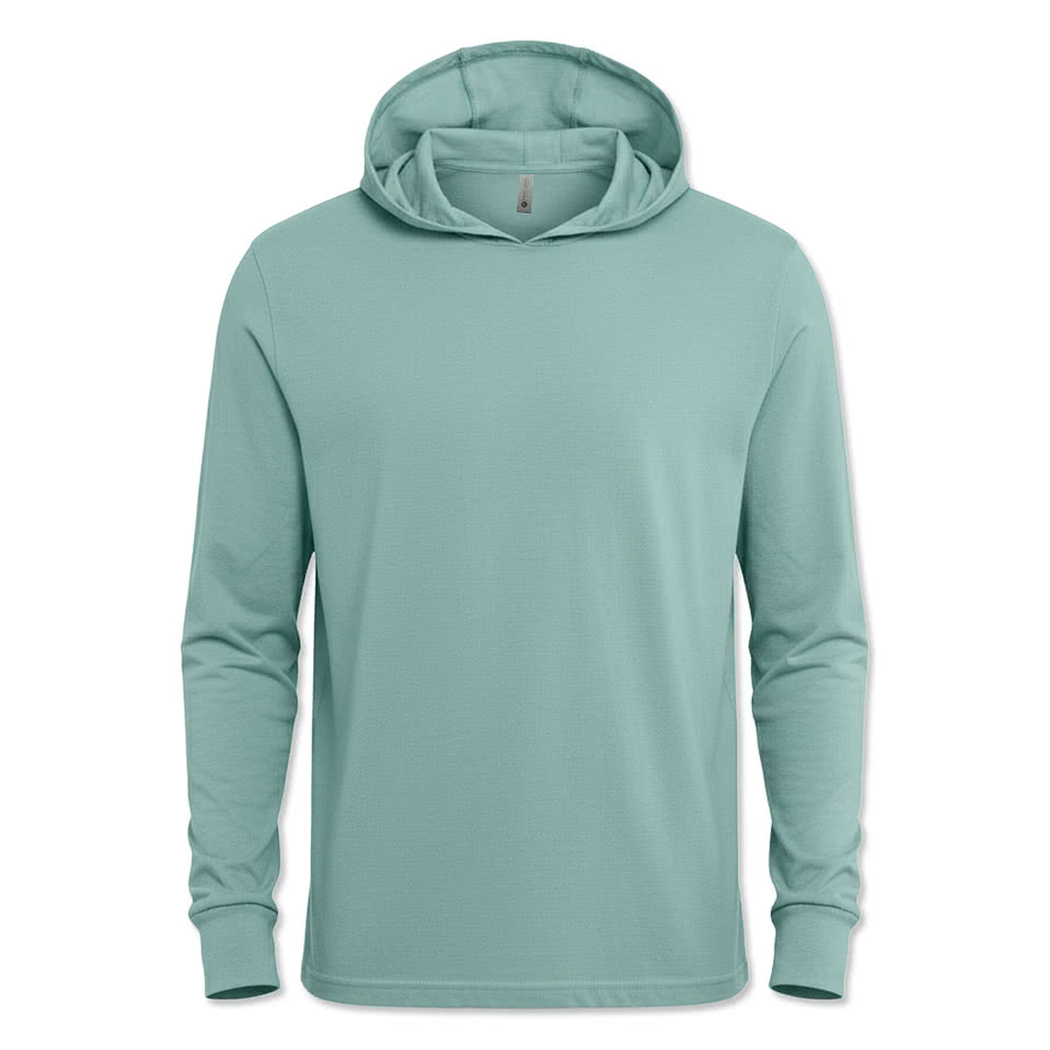 Next Level Jersey Blend Hooded Long Sleeve T-shirt