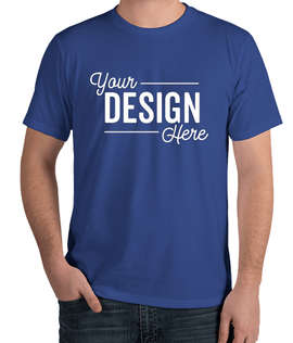 Royal Apparel USA-Made Organic T-shirt - Color: Nautical Blue