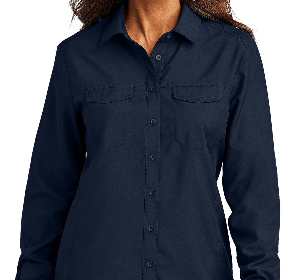 Port Authority Women's Daybreak UV Long Sleeve Shirt-default
