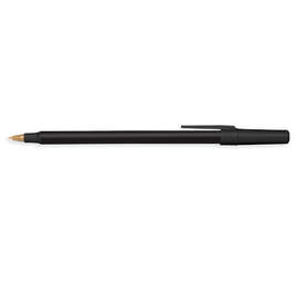 BIC Antimicrobial Round Stic Pen (black ink) - Color: Black / Black