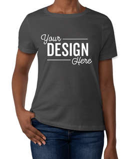 Bella + Canvas Women's Jersey T-shirt - Color: Dark Grey