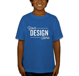 Canada - Gildan Youth DryBlend 50/50 T-shirt - Color: Royal