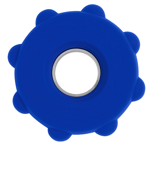 Finger Spinning Pop It Fidget Toy in ROYAL