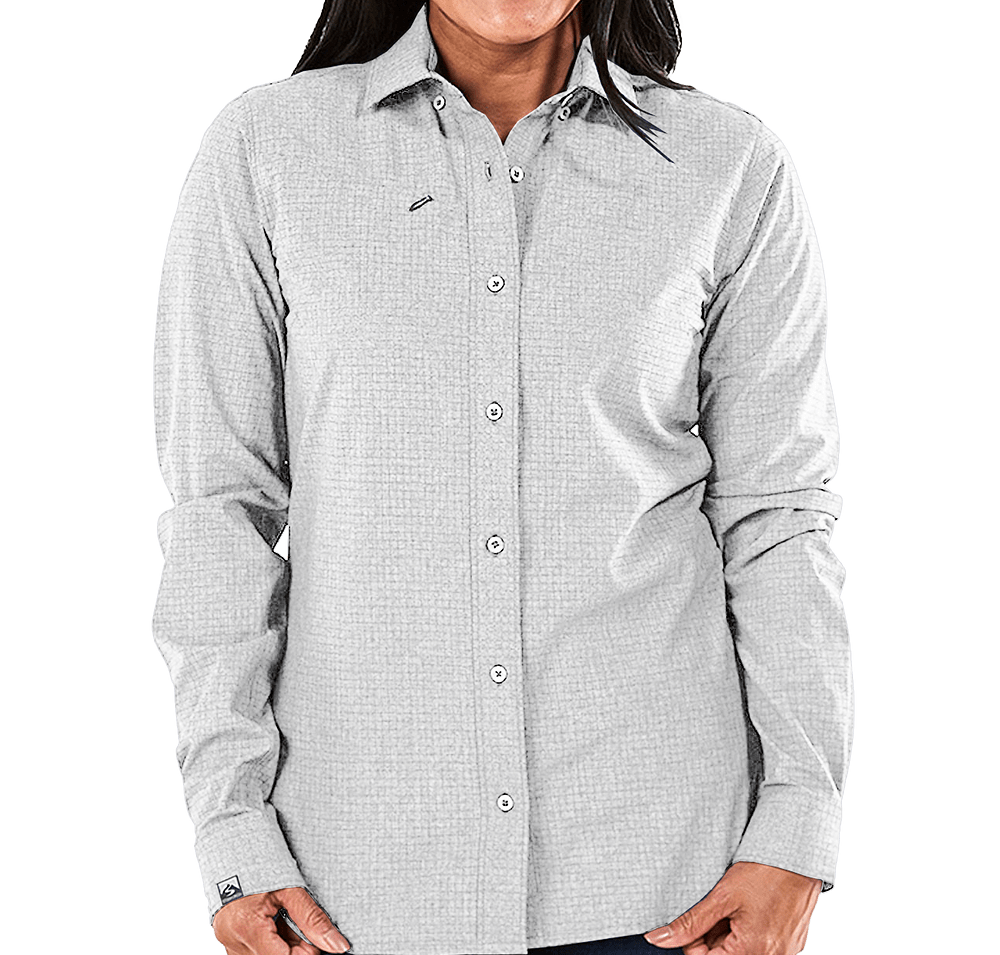 Storm Creek Women's Naturalist Wrinkle-Free Long Sleeve Dress Shirt - Printed-default