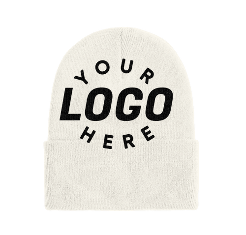 Port Company CP90L Fleece Lined Knit Cap White