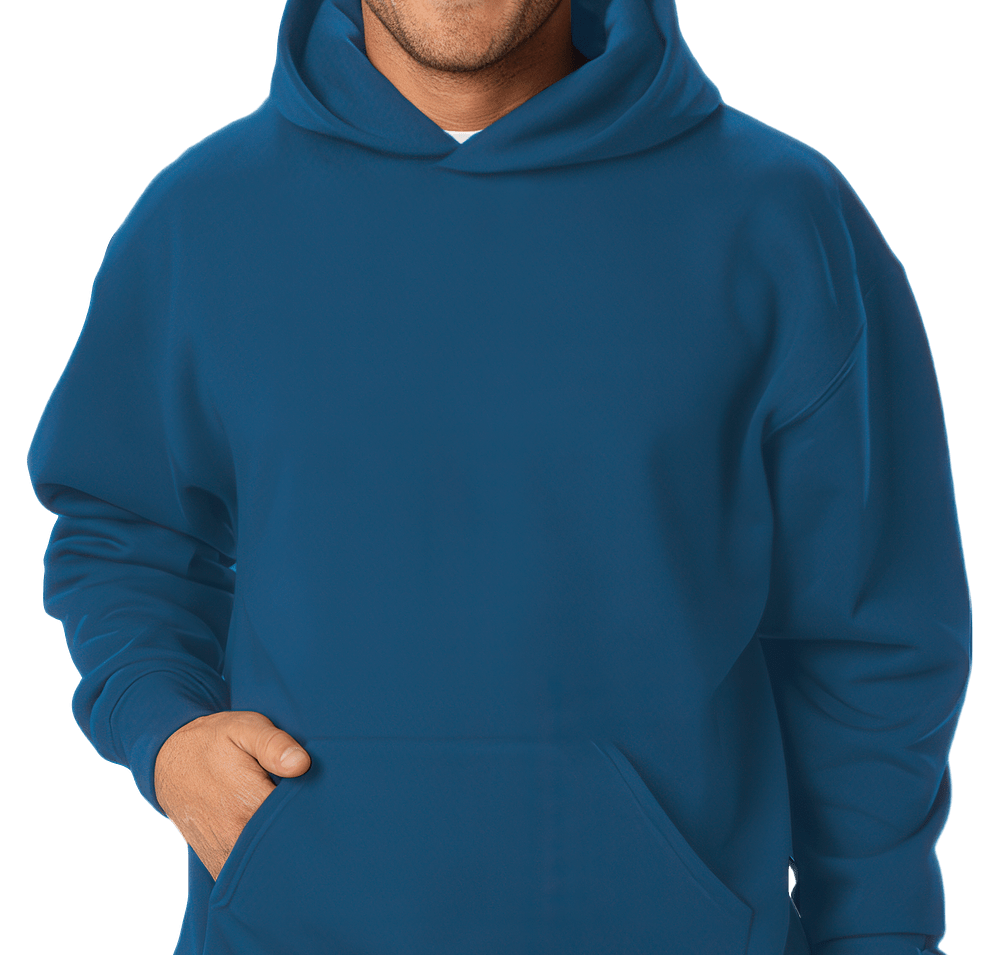 Blue Generation Lightweight Fleece Pullover Hoodie-default