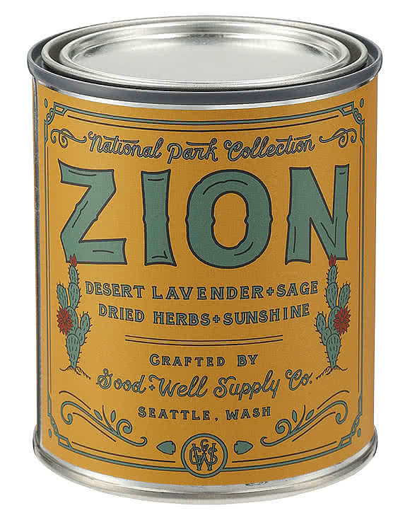 Zion National Park 14 oz. Candle