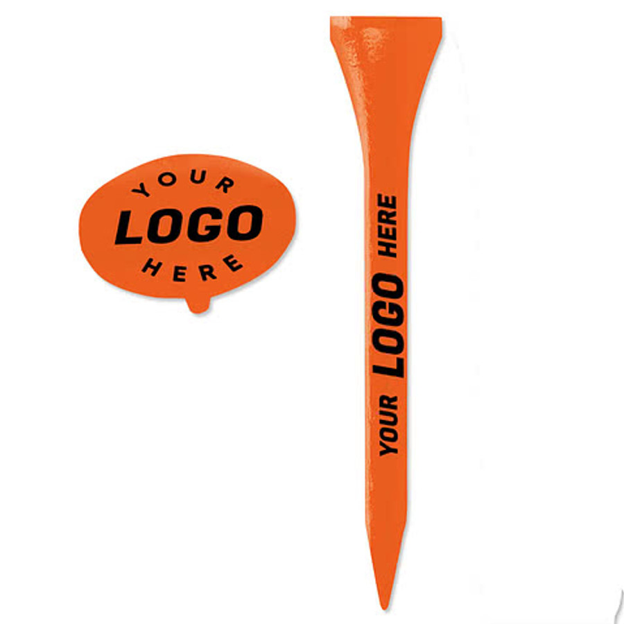 Par Pack - 2-1/8" Golf Tees and Ball Marker Set in Yellow