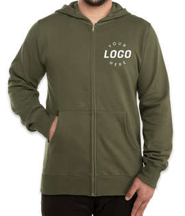 Econscious Organic/Recycled Zip Hoodie - Color: Jungle