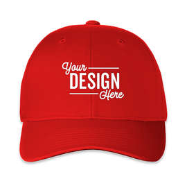 Pacific Headwear Cotton Blend Adjustable Hat - Color: Red