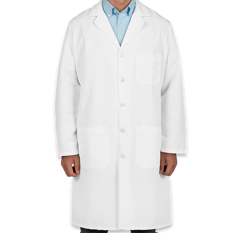 button lab coat